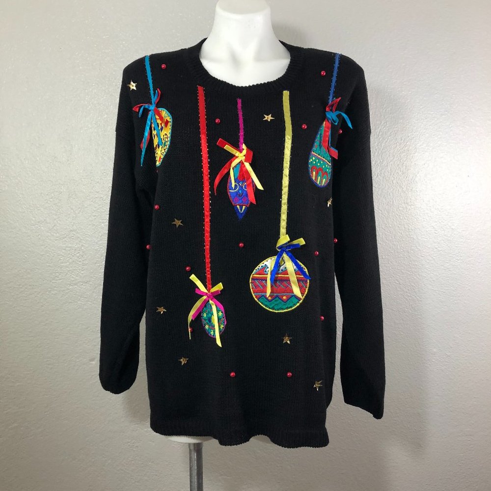 VTG Victoria Harbour Ugly  Christmas Sweater B029